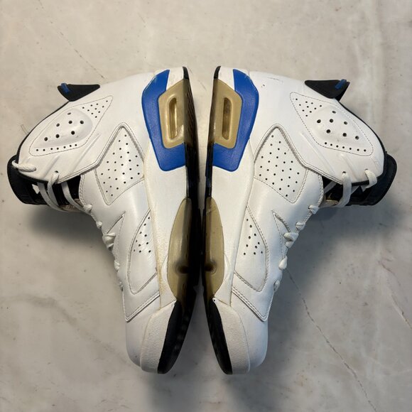 Air Jordan White High Top Lifestyle Shoes 384664-107 Men's 2014 Size 12 - Picture 3 of 8